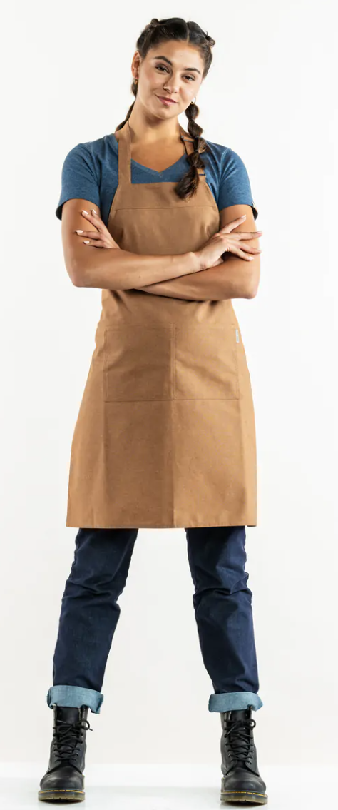 55699 Bib Apron Base Chestnut W70 – L85