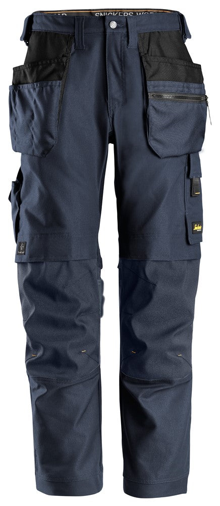 6224  AllroundWork, Canvas+ Werkbroek met Holsterzakken - Navy/Navy