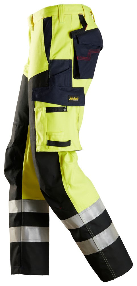 6365  ProtecWork, Broek met versterkt voorpand, High-Vis Klasse 1