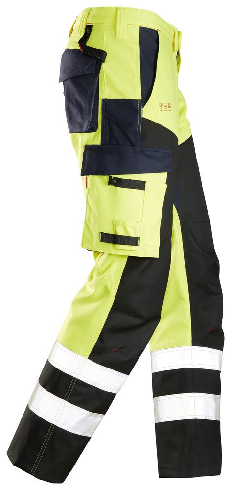 6365  ProtecWork, Broek met versterkt voorpand, High-Vis Klasse 1