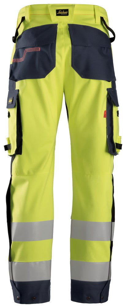 6563  ProtecWork, Waterproof Shell Werkbroek, High-Vis Klasse 2