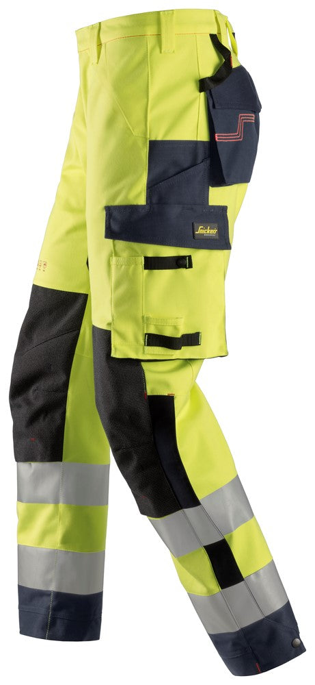 6563  ProtecWork, Waterproof Shell Werkbroek, High-Vis Klasse 2