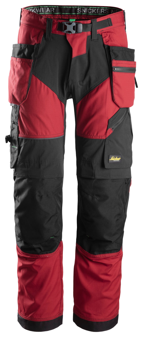 Snickers 6902 FlexiWork werkbroek met holsterzakken-Chili red