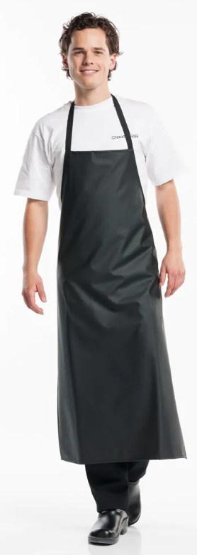 52789 Bib Apron Waterproof Black W75 - L110