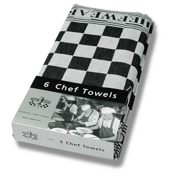 75898 Kitchen Textiles Chef Towels (6pcs) 65x65 cm